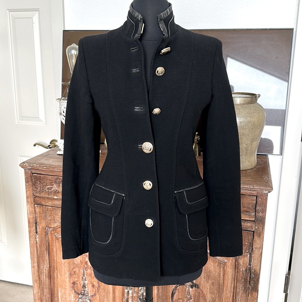 Vintage Y2K Versace Black Jacket 0